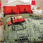 Комплект постельное белье Deluxe Istanbul Red сатин Hobby фотография