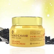 Антивозрастной крем с экстрактом икры и золотом Bonibelle Gold Caviar Anti-Aging Solution Cream 80мл Enough фото