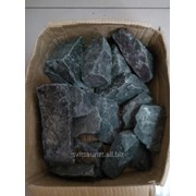 Камень для бани габбро-диабаз Колотый 50*150 мм 10 кг (для дровяных каменок)