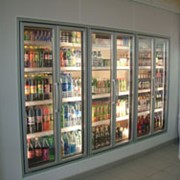 Холодильные камеры-витрины ( с стеклянными дверями )