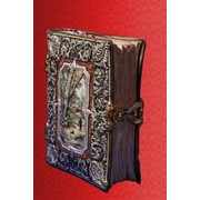 Керамический штоф “Книга“ цветная с золотом (ШФ-071С) фото