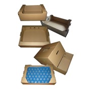 Гофроящики, коробки из 5-слойного гофрокартона для транспортировки персиков фото