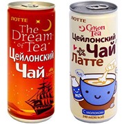 Напиток Холодный Чай Lotte 240мл (цейлонский; с молоком)