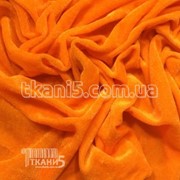 Ткань Велюр (Оранжевый) 93 фотография