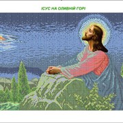 Канва для вышивания Иисус на горе Елеонской БС Солес фото