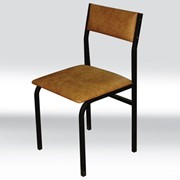 Стул полумягкий (кожзаменитель), стул кожаный, офисная мебель от производителя фото