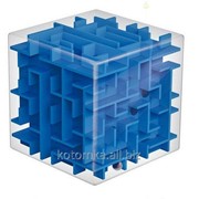 Прозрачный куб-головоломка с шариком и лабиринтами SKU0000201 фотография