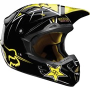 Мотошлем 2012 Fox V1 Rockstar шлем для мотокросса