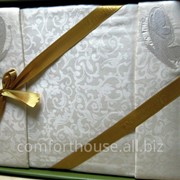 Постельное белье mariposa de luxe tencel бамбук жаккард -tween dream cream двуспальный евро фотография