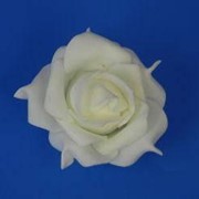Цветок латексный Роза 60мм Айвори 22 шт. фото