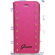 Чехол-книжка Guess Gold Studs для iPhone 6 4.7“ Pink (GUFLBKP6SAP) фото