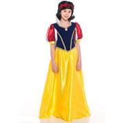 Детский карнавальный костюм “Принцесса Белоснежка“, 4 предмета, рост 122 см фотография