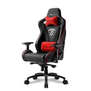Компьютерное кресло Sharkoon Shark Skiller SGS4 чёрно-красное фото