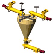 Дозатор бункерный весовой для мелкодисперсионных материалов ДБ-0.5/800-В-МД