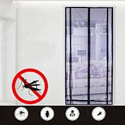Магнитная дверная сетка от комаров Анти Противомоскитные занавески от насекомых Автоматическое закрытие двери фото