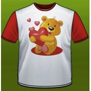 Футболка детская “Медвежонок с сердечком“ фото
