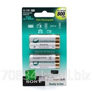 Батарейки Sony Ni-MH AAA фото