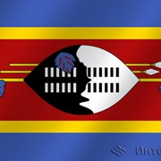 Флаг национальный Свазиленд фотография