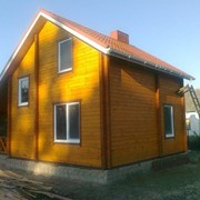 Дом двухэтажный деревянный фото