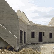 Строительство дома с использованием блоков стеновых бетонных фото