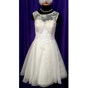 Платье свадебное короткое (тск 001)