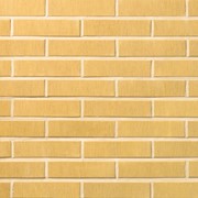 Кирпич Шишка желтый на белом цементе фотография
