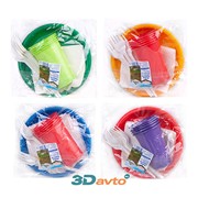 Набор посуды Фопос Турист на 5 персон пластик цвет в ассортименте фото