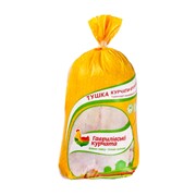 Тушка цыплят-бройлеров 1 категории потрошенная замороженная в индивидуальном полиэтиленовом пакете