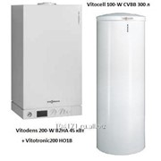 Котел Vitodens 200-W B2HA 45 кВт + Бойлер Vitocell 100-W CVBB 300 л + Vitotronic200 HO1B B2HAI25