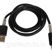 Кабель USB Hoco X48 Soft, USB A - iPhone 3A, 1 м, черный фотография