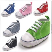 Обувь детская Lowest price baby First walker shoes canvas soft bottom toddlers 6pairs/lot, код 1888837019