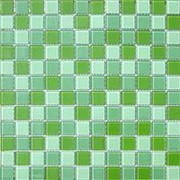 Мозаика Elada Crystal CB011 зеленый микс 32.7x32.7