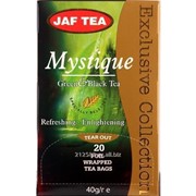 Чай фасованный Джаф Mistigue чёрный, зелёный, жасмин 20п. фото