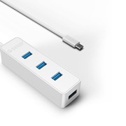 USB-концентратор Orico W5PH4-C3-10 (Type-C4xUSB3.0) (белый) фото