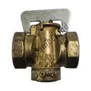Кран Dn15 бронзовый для газа (84818081) фото