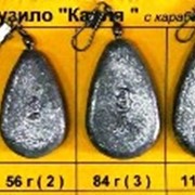 Грузило Капля 5,140Гр С Ушком,Карабин,Скольз, Арт.9468 фото