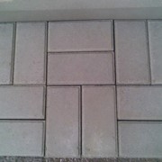 Тротуарная плитка Кирпичик 6 см (вибропресс) фото