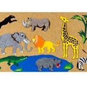 Noname Игра-пособие для детей «Африканские животные», 100 на 50см арт. KnV23176