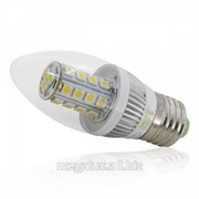 Лампа светодиодная LED E27 3.5W 27 pcs WW C37-A SMD5050 фотография