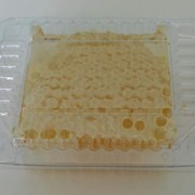 Мёд в сотах в мини-контейнере фото