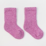 Носки детские шерстяные 02110 цвет розовый, р-р 10-12 см (1) фотография