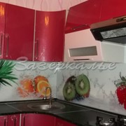 Кухонный фартук из стекла (Скинали) фруктовой тематики фото