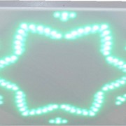 Светодиодный светильник с узором фото