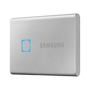 Внешний SSD Samsung Portable SSD T7 Touch 1 ТБ Type-C Silver Retail (MU-PC1T0S/WW) фото