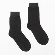 Носки женские шерстяные, цвет чёрный, р-р 23-25 (р-р обуви 36-40) фотография