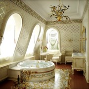 Мозаичное панно для ванной комнаты фото