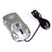Мышь для ПК в виде Автомобиля серебро А30 USB фотография