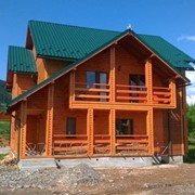 Будівництво дерев'яних будинків, котеджів, бань, дач. фото