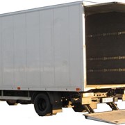 Грузоперевозки, фургон до 2,5 т/21 м куб, ГИДРОБОРТ на 750 кг фото