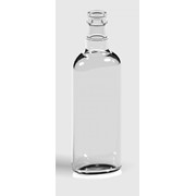 Бутылка из безцветного стекла КПМ-30-500-ФЛ NNPB фото